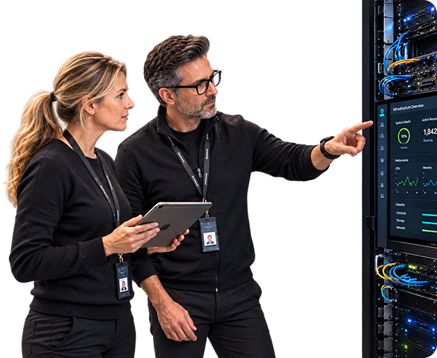 Aditi engineers collaborating on a modernized platform